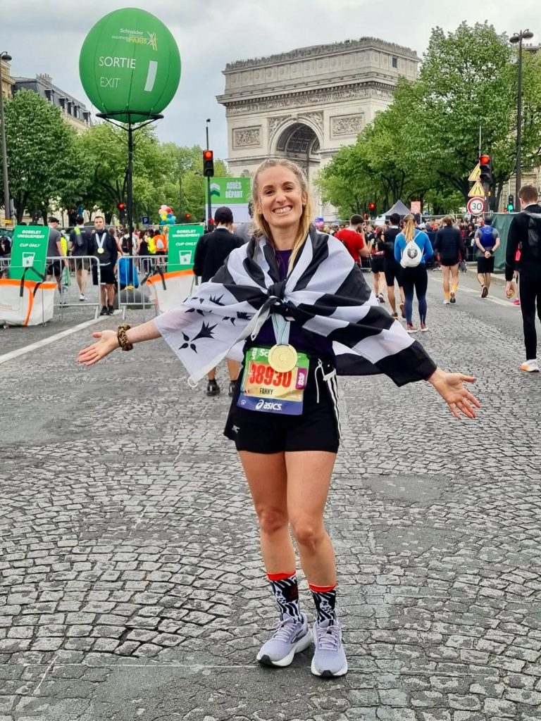 Fanny a couru le marathon de Paris - coaching individuel